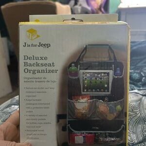 J is for Jeep - Deluxe Backseat Organizer